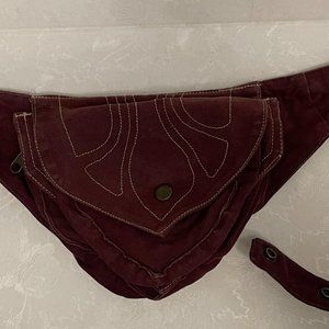 Purple festival belt; utility belt; fairycore